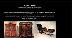 Desktop Screenshot of maison-drisket.be